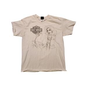 Harley Davidson Motor Cycles Men's size large t-shirt Zion National Park Utah